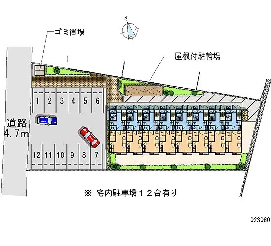 ★手数料０円★宮崎市阿波岐原町　月極駐車場（LP）